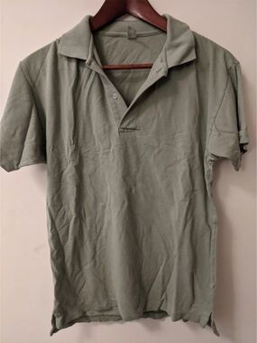 American Apparel Sage Green Short-Sleeve Polo